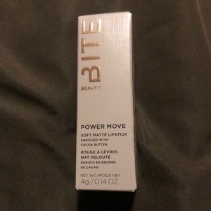 BNIB BITE beauty power move soft matte lipstick in shade sugar buns